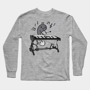 The Angelic Vibraphone Player Mallet Percussionist - A Cute and Charming Musical Journey Long Sleeve T-Shirt